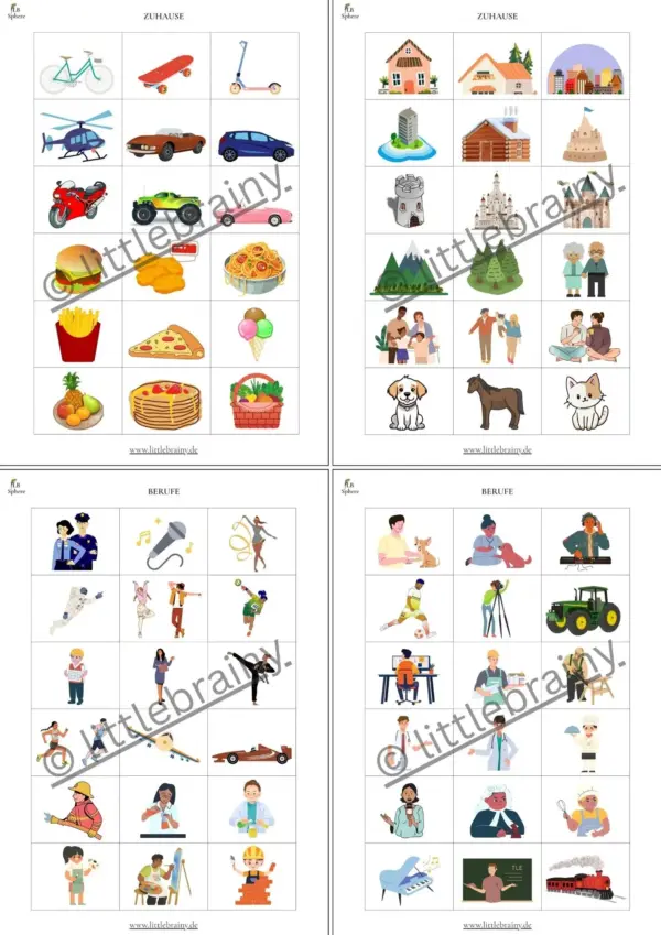 Produktvorschau von möglichen Zukunftsmotiven von Kindern