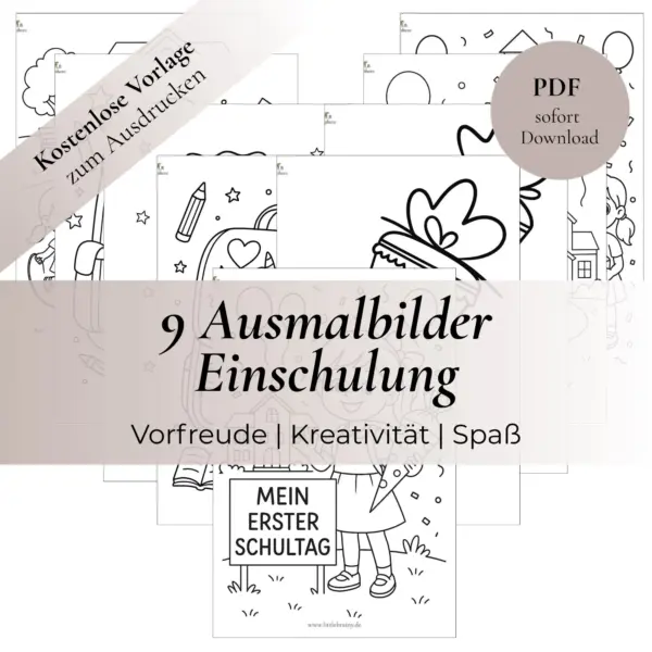 Kostenlose Ausmalbilder | Einschulung