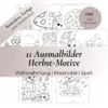 Vorschau Bild mit allen Ausmalvorlagen als PDF zum Ausdrucken