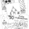5 Vorschaubiler-Ausmalbilder-weihnachten-kerzen-crazy-santa-tannenbaum-christbaumkugeln