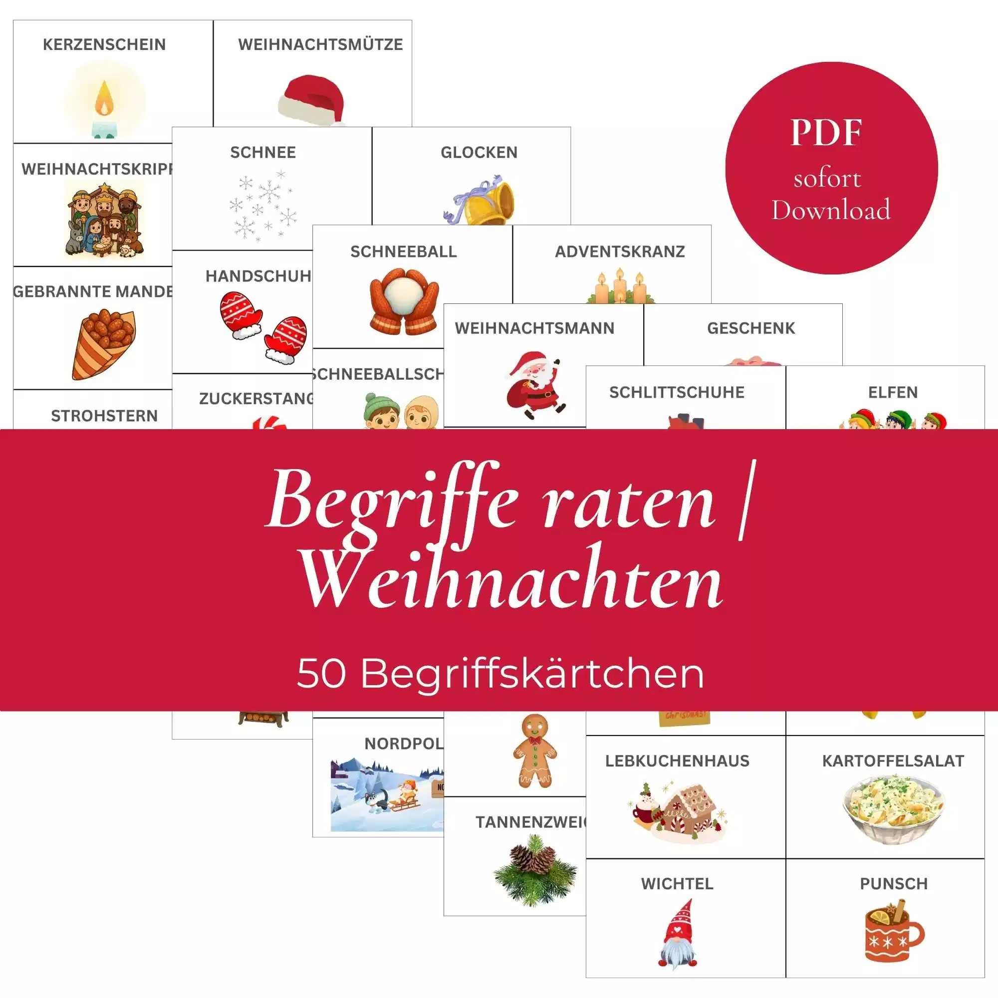 Vorschaubild des Artikels Begriffe raten Weihnachtsedition