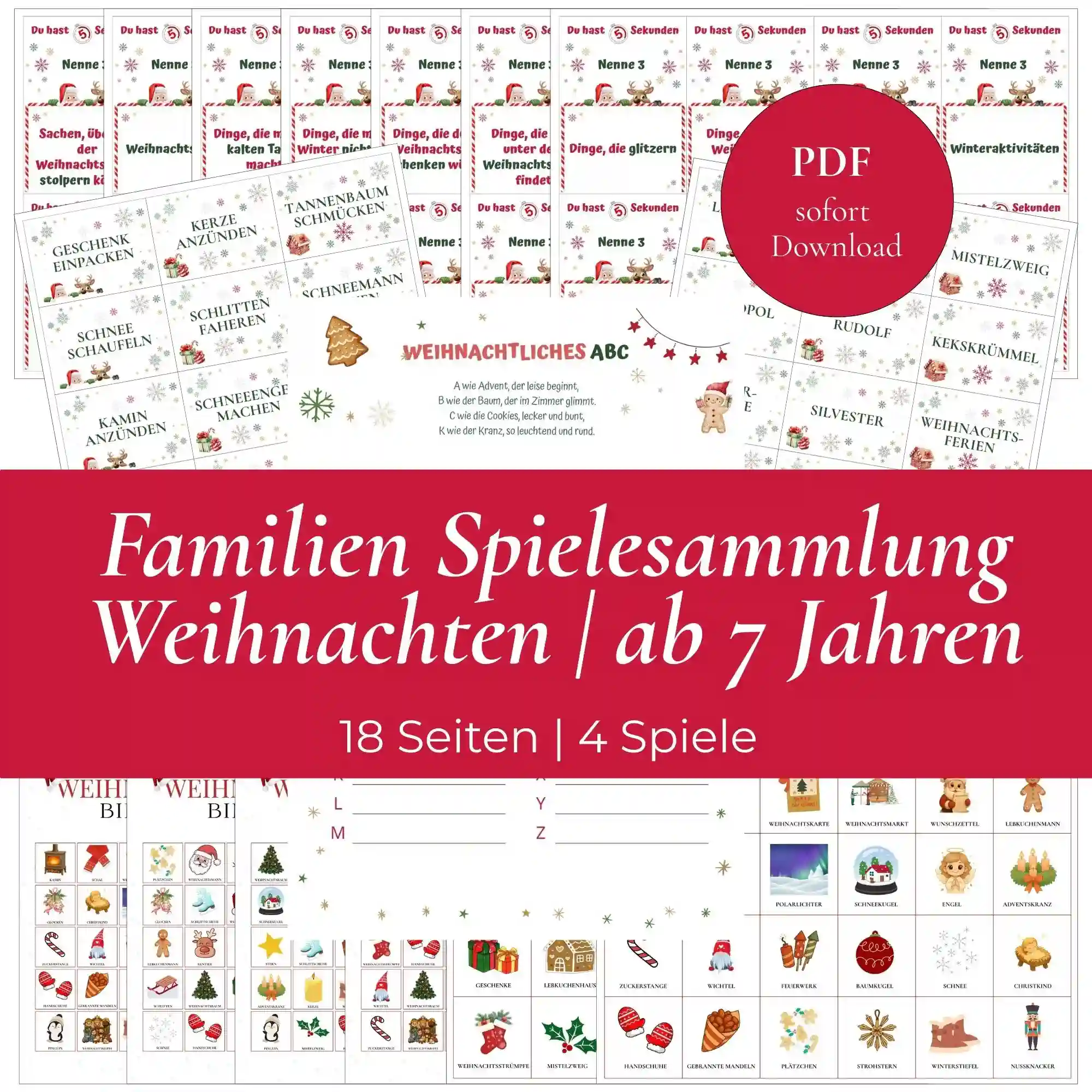 Thumbnail für das Produkt Familien Spielesammlung ab 7 Jahre