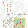 Produktübersicht mit 4 Osterrätseln (Zahlensuche, Bildersuche, Ostereiersuche, Wörtersuche) aus dem PRodukt Osterrätsel Sammlung